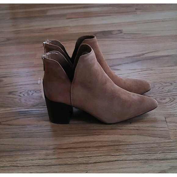 Blondo Tanner Boots Womens 9.5 Waterproof Block Heel Ankle Winter Bootie - Picture 4 of 12